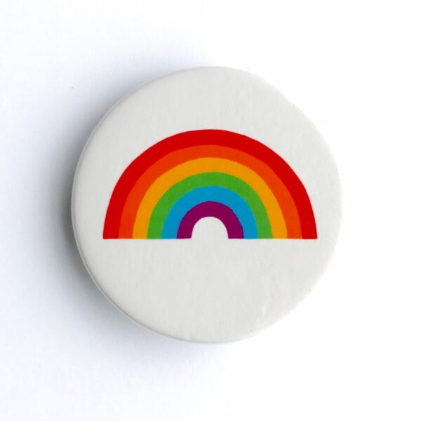 Rainbow - Pin Badge Button