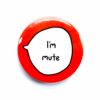 I'm Mute - Non-Verbal - Pin Badge Button