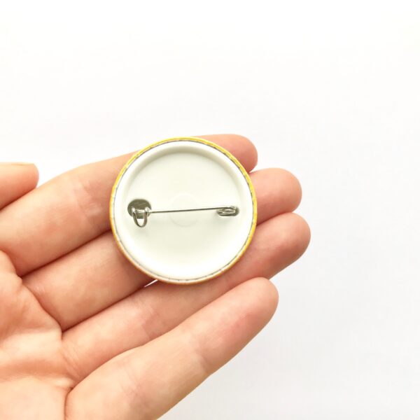 I'm Deaf, Please Write it Down - Deaf HoH Pin Badge Button