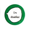 I'm Disabled - Pin Badge Button
