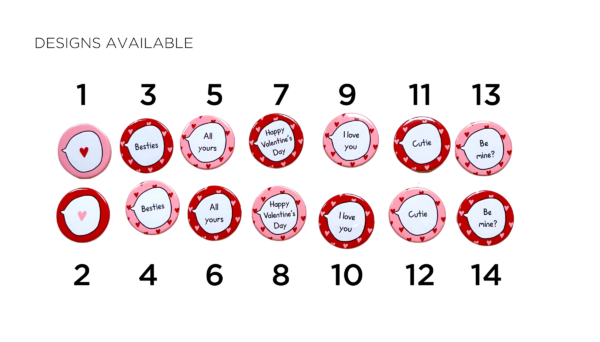Valentine's & Galentine's Day Pin Badge Greetings Card