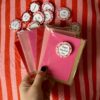 Valentine's & Galentine's Day Pin Badge Greetings Card