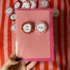 Valentine's & Galentine's Day Pin Badge Greetings Card