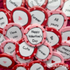 Valentine's & Galentine's Day Pin Badge Greetings Card